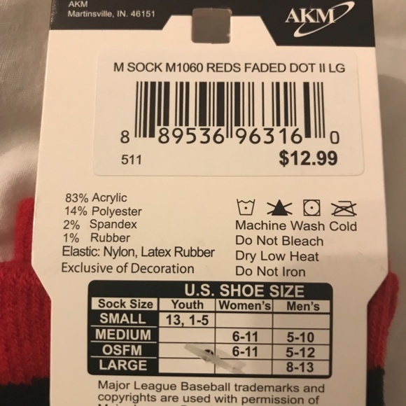 lot 3 pair chicago Red Sox gripper socks baseball new - Picture 5 of 5